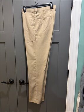 Men's Tailored Khaki Chinos - Classic Tan